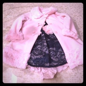 Laura Ashley [London] Yth Coat, Dress, & Bloomers